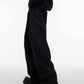 shiny loose sweat pants gm16294