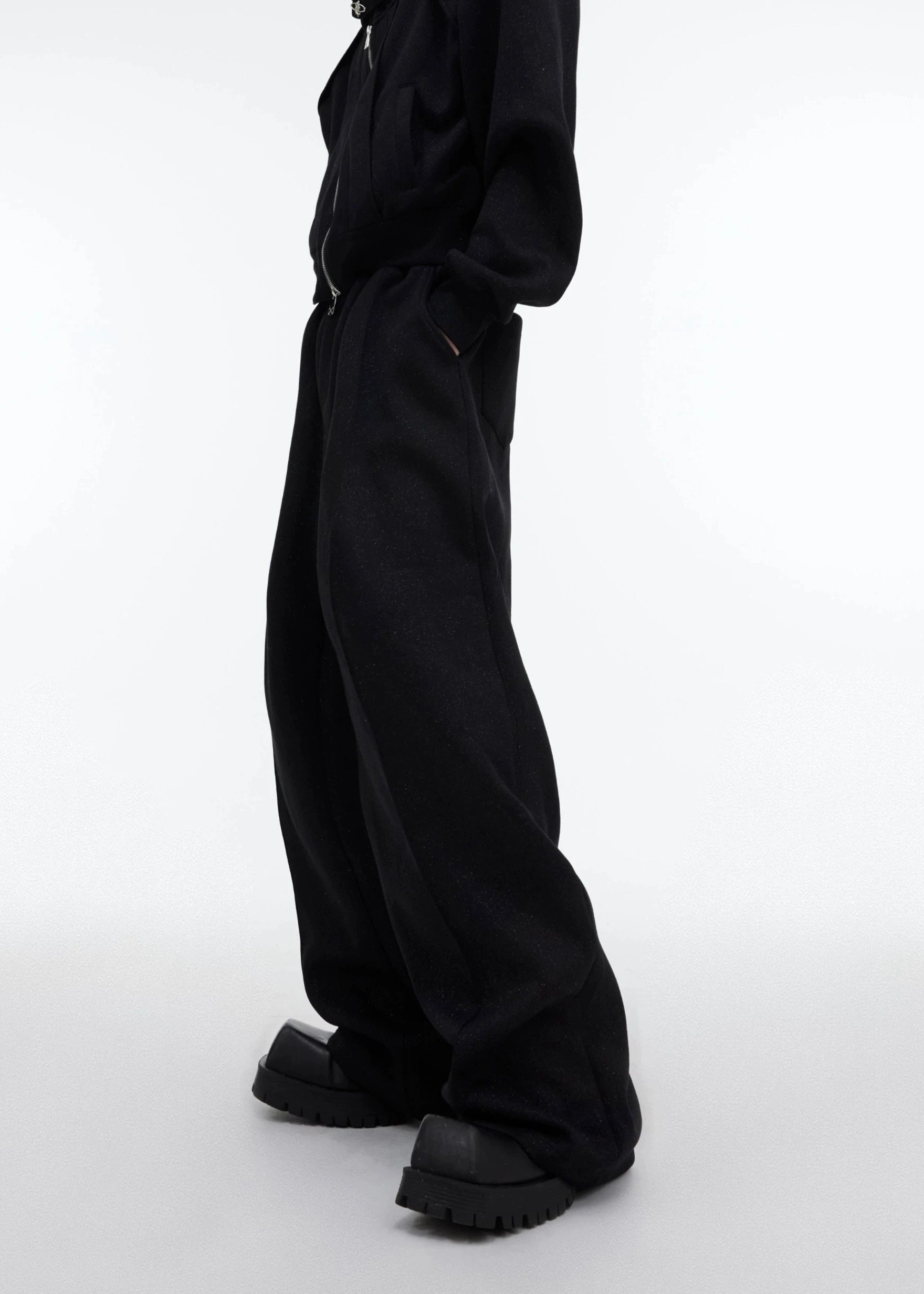 shiny loose sweat pants gm16294