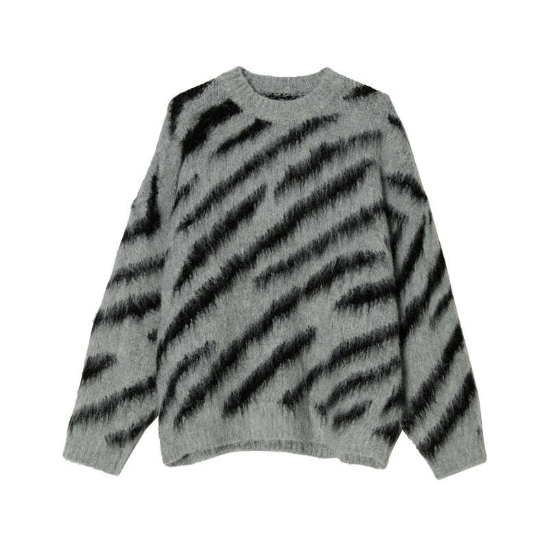 zebra printed sweater gm15582