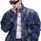 dirty old washed denim jacket gm16300