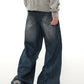 street patched hole camouflage denim gm16358