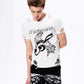 Winged EagleGraphic Distressed Tshirt gm16429