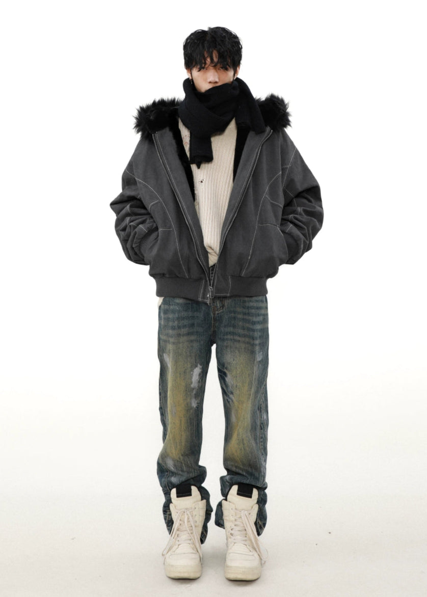 fur cotton jacket gm16361