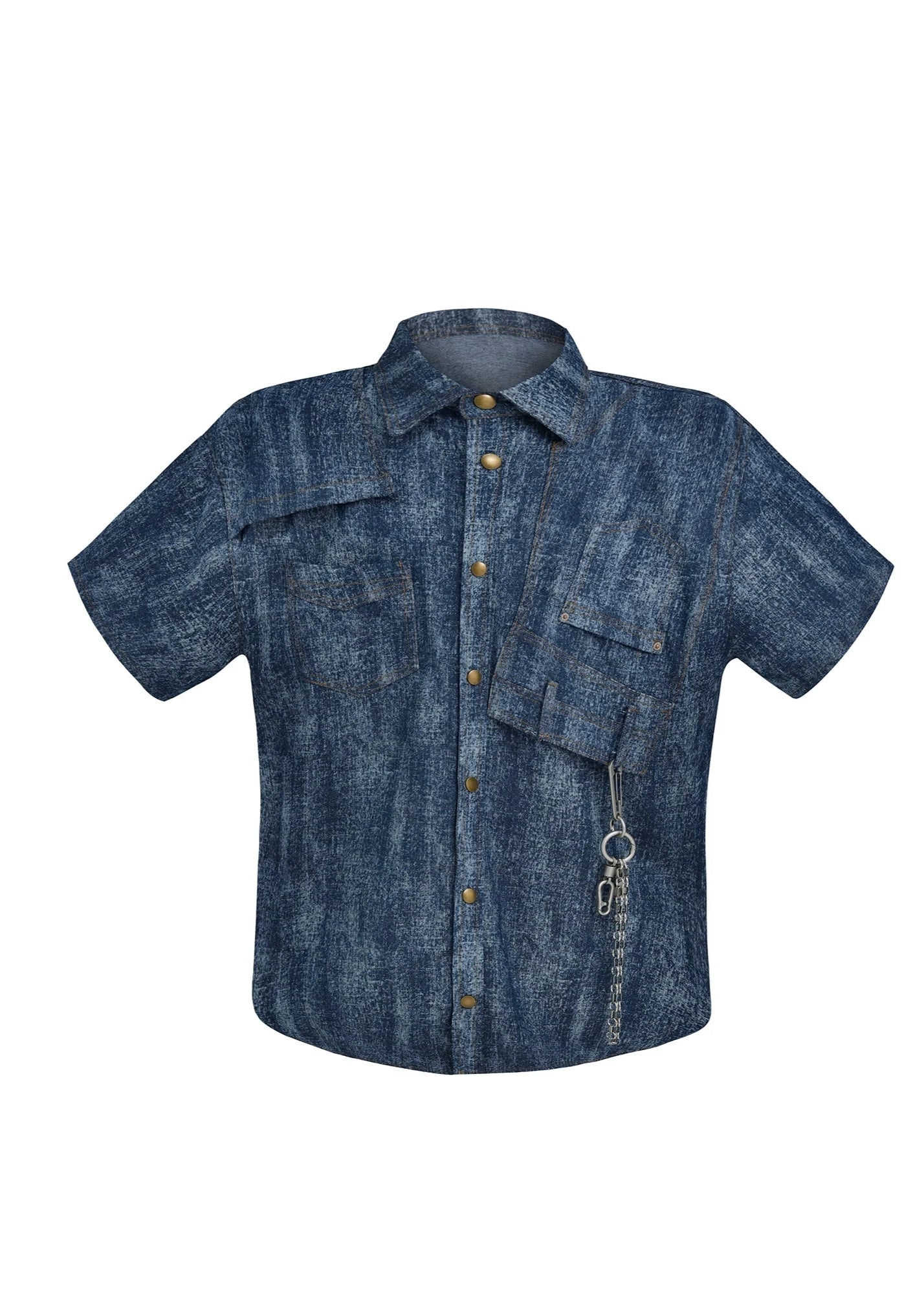 modern design short-sleeved shirt gm15300