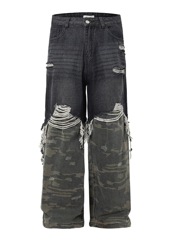 black street camouflage denim gm16371