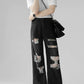 jacquard washed ripped denim gm15392