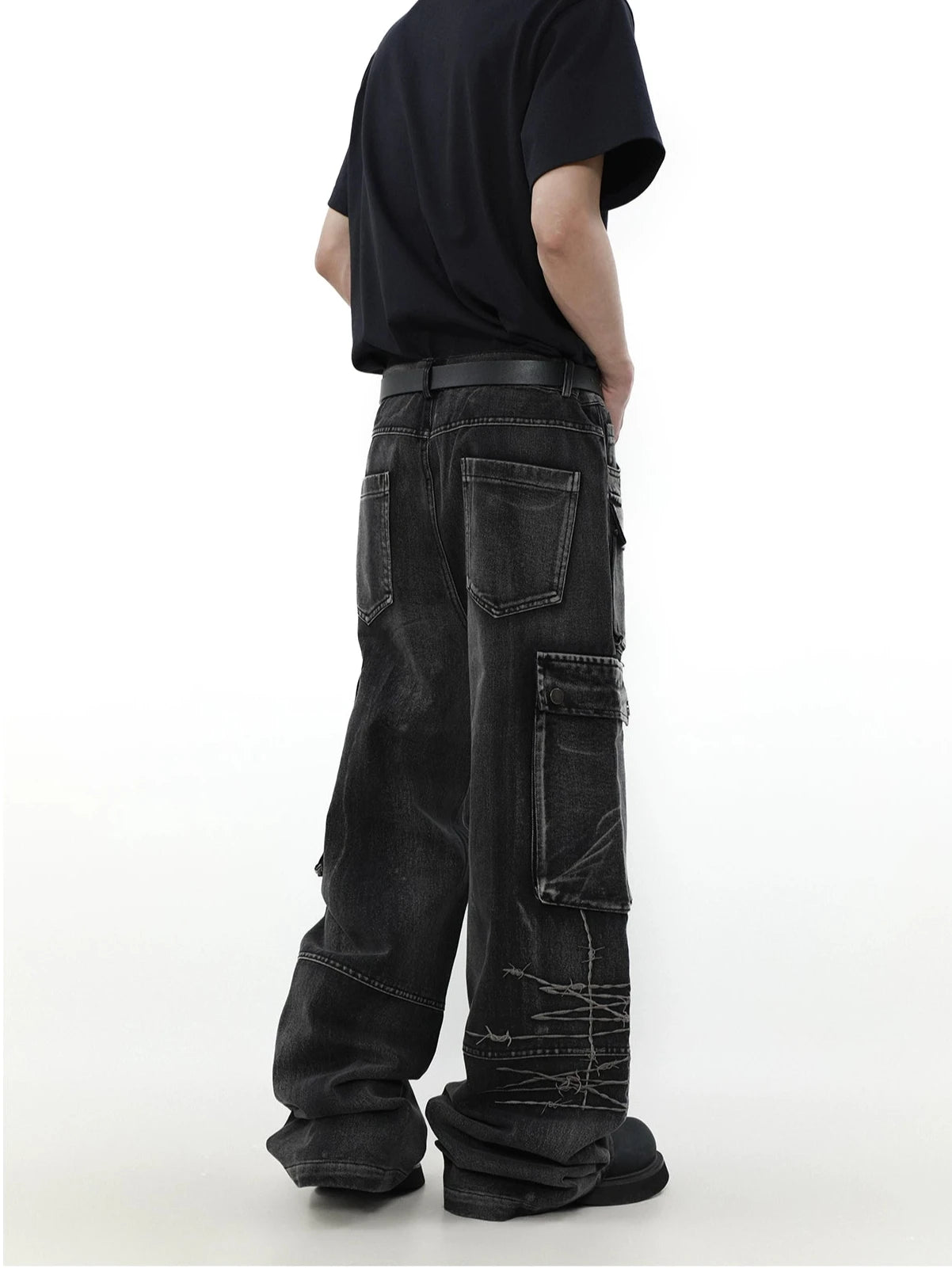 feeling of weight cargo denim gm15791