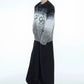 fur contrast gradient knit gm16291