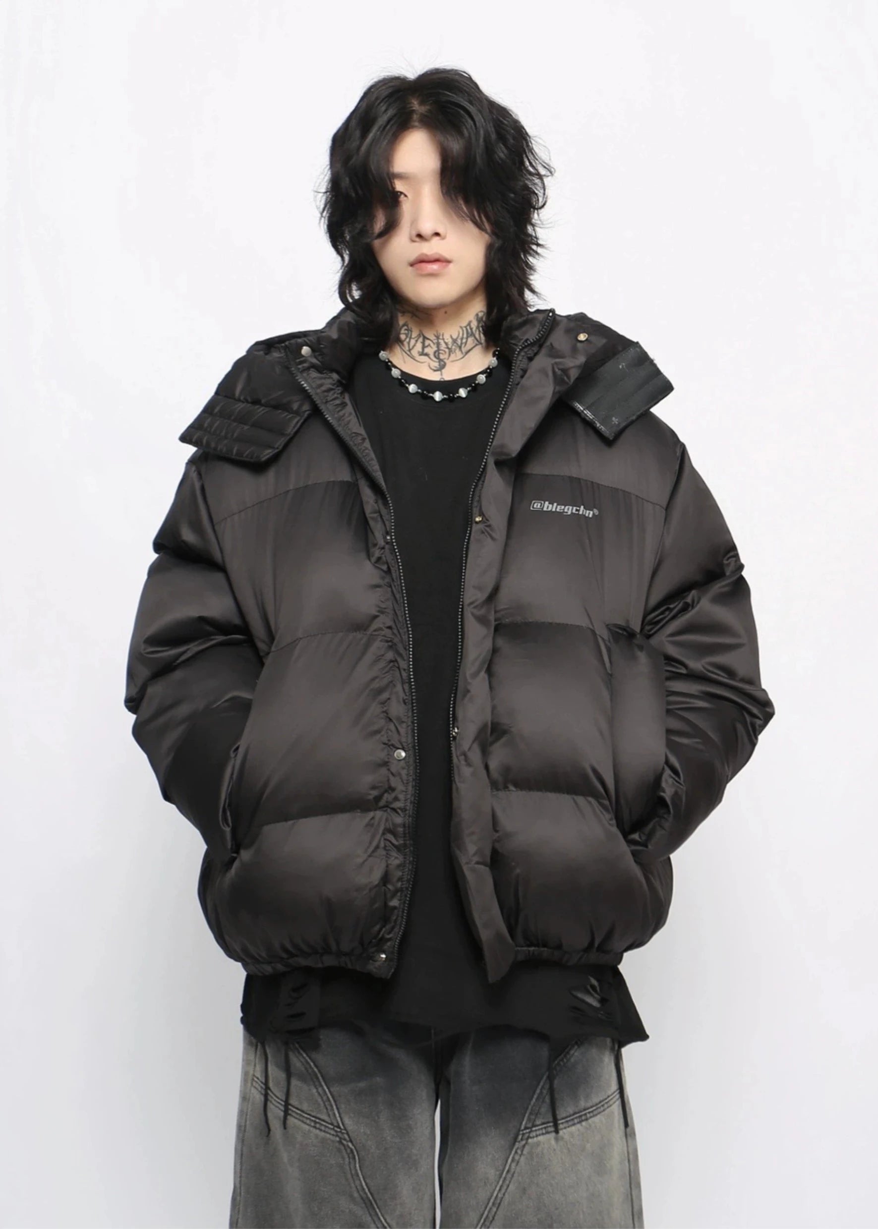 neck warm down jacket gm16341