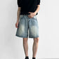 Washed Denim Half Pants gm16629