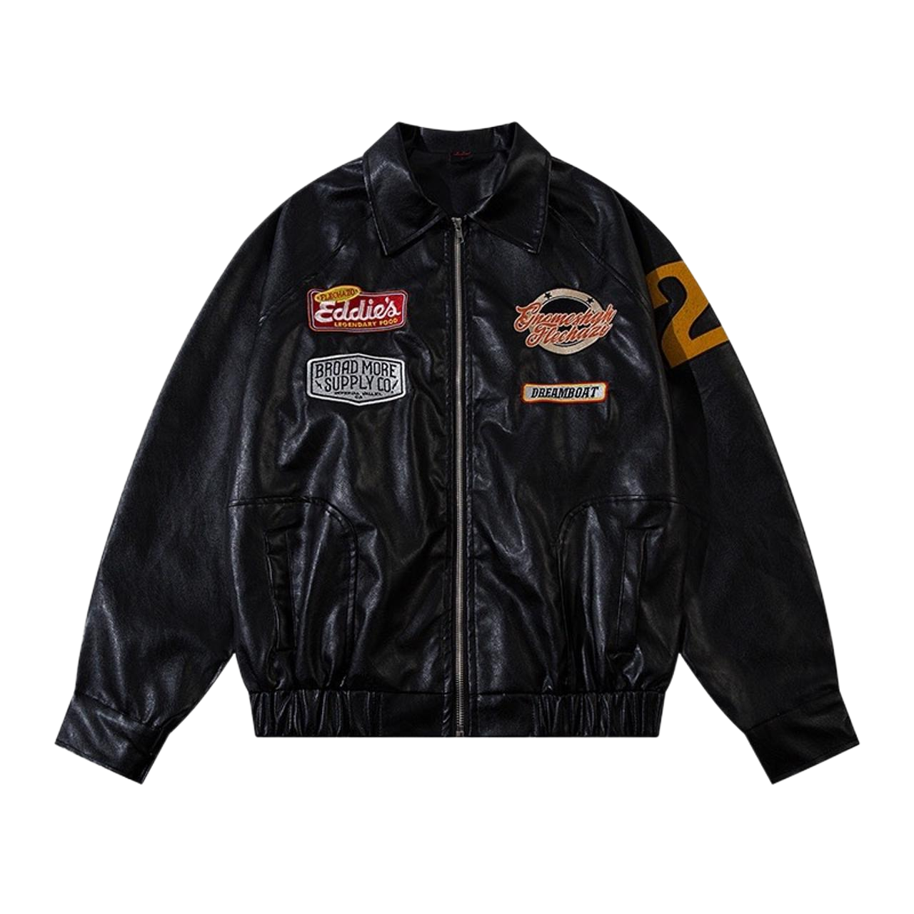 street motorcycle leather jacket gm16137