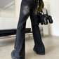 hirh-waist flare denim gm15420