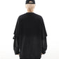 gradient washed fake two-piece T-shirt gm15532