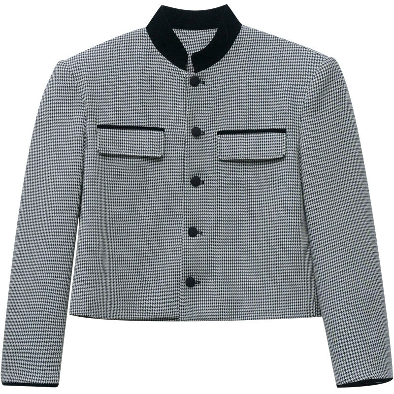 Houndstooth pattern jacketgm15409