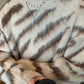zebra printed sweater gm15582