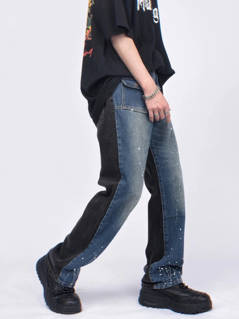 blue and black denim gm15543