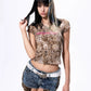 Leopard Slim T-shirt gm16415