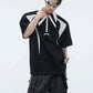 color shoulder pad short-sleeved POLO shirt gm15305