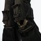 Distressed multi-pocket design denim gm15302