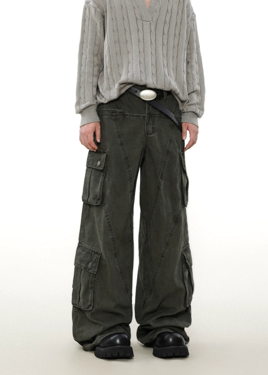 simple straight cargo pants gm16363