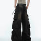 Distressed multi-pocket design denim gm15302