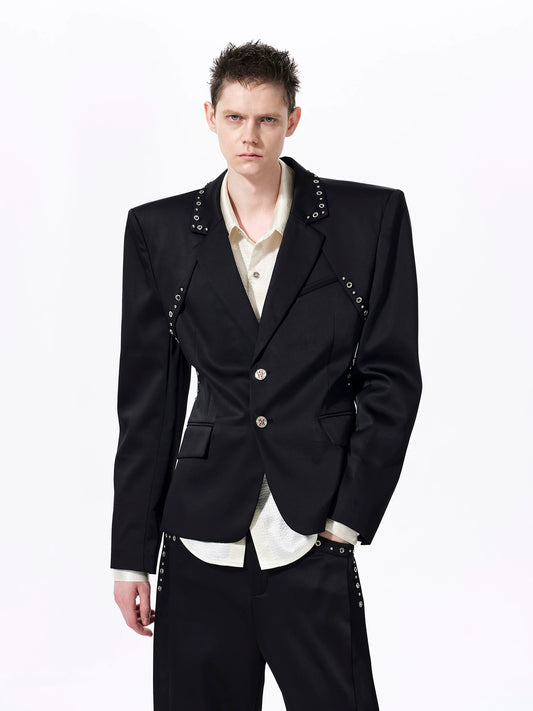Rock Studs Slim Tailored Jacket gm16410