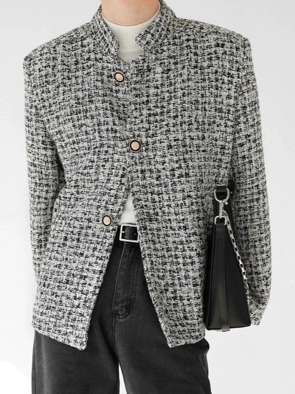 gray luxurious jackets gm15400