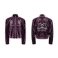 War Horse Embroidery Velvet Sweat Jacket gm16411