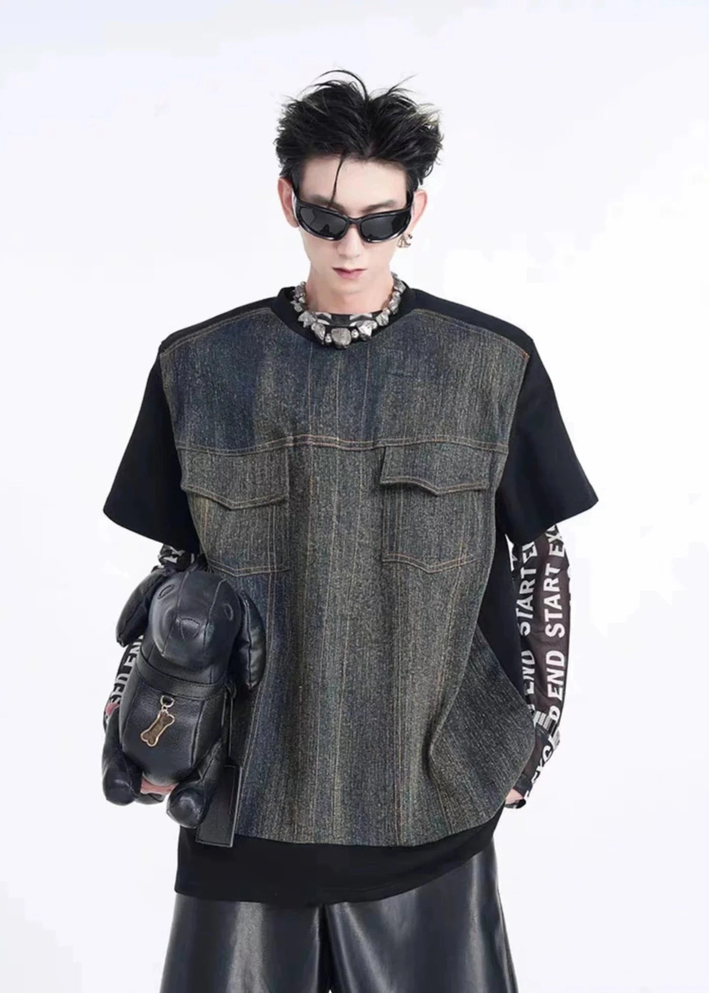 trendy denim style shirt gm15427