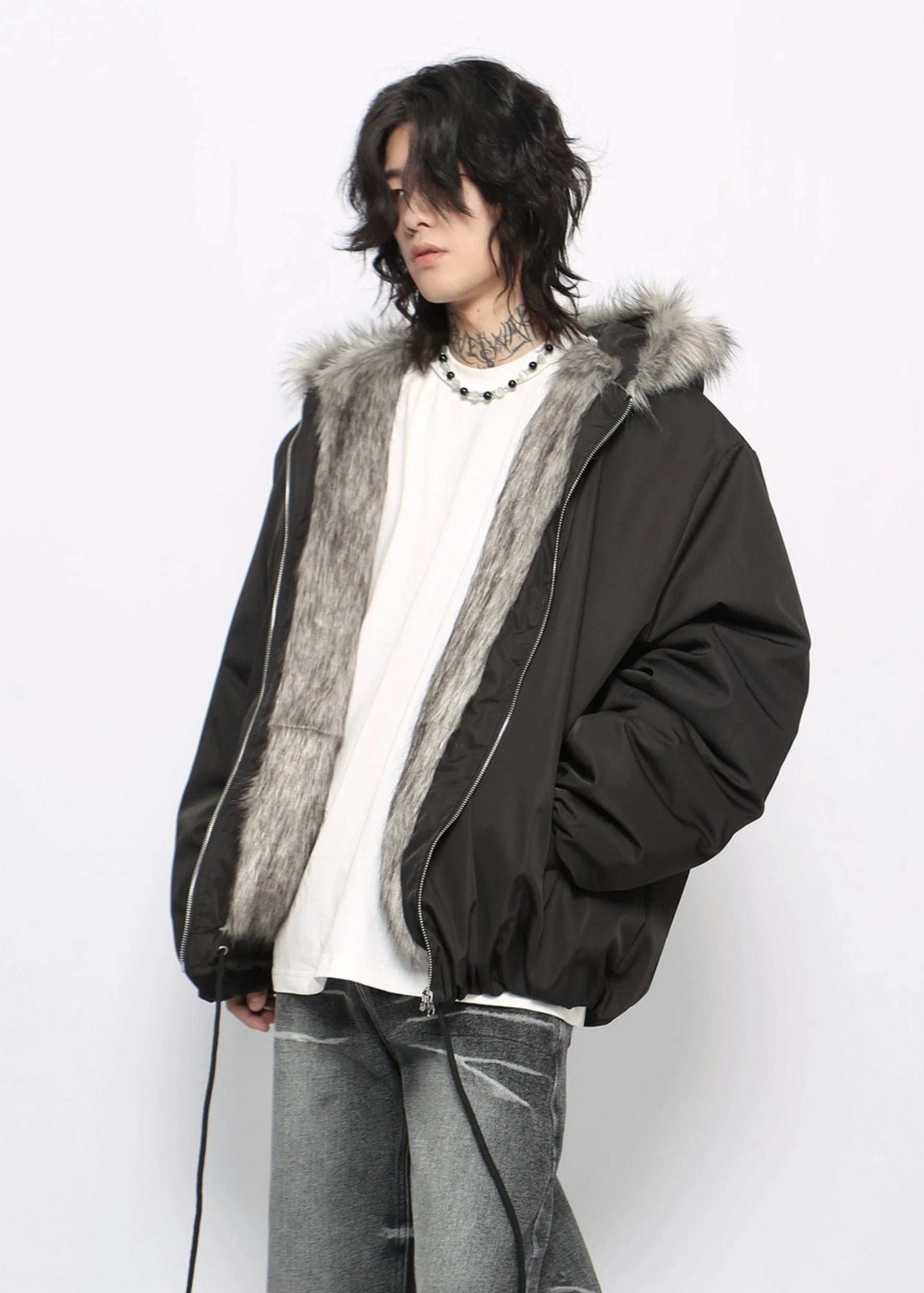 center fur jacket gm16352