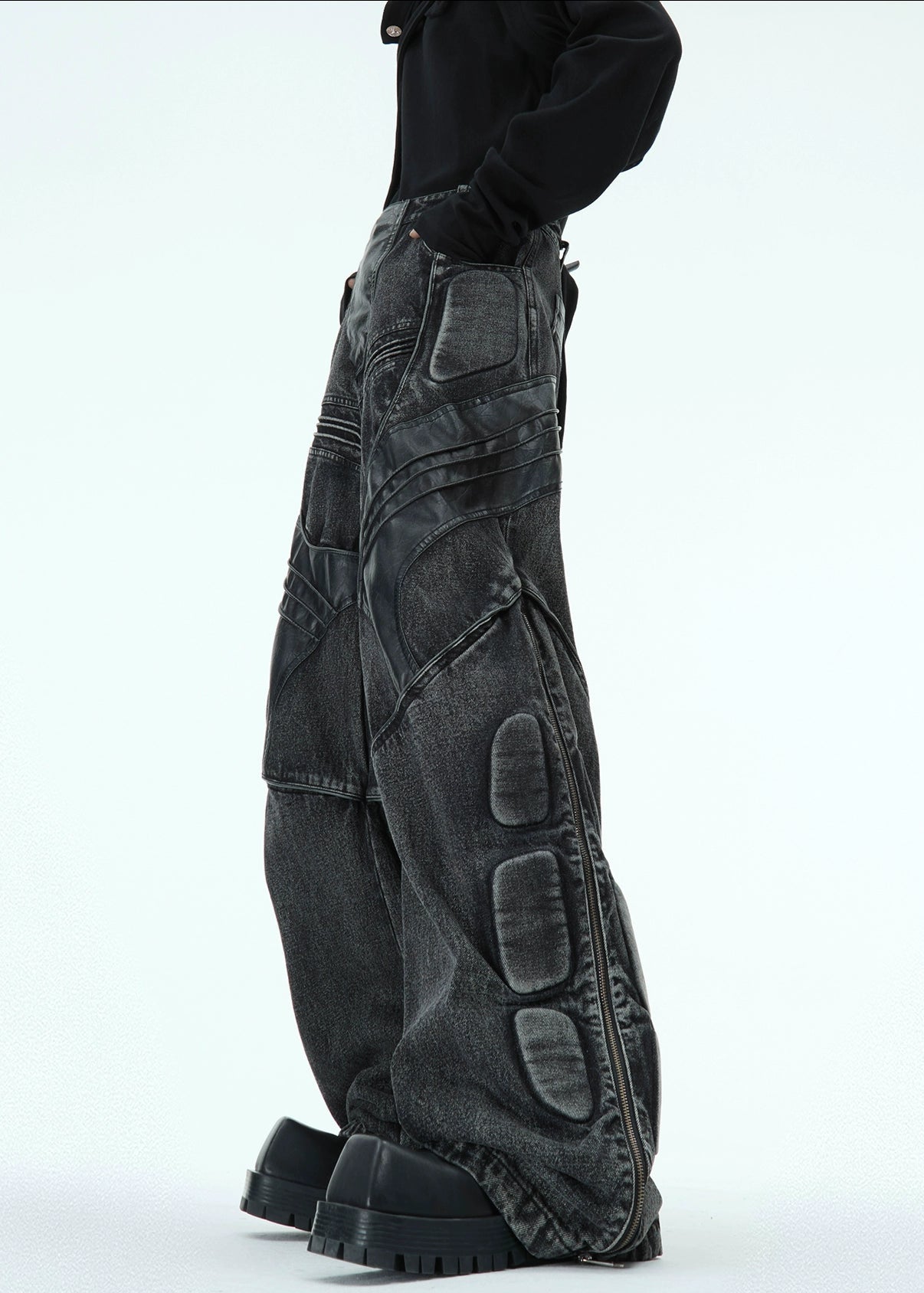 Washed Black Armor denim gm16380