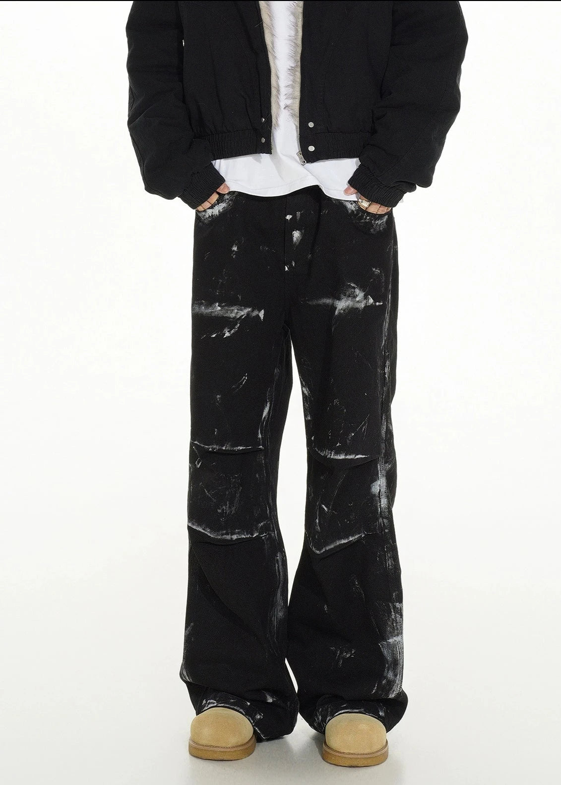 street painted black denim gm16270