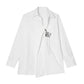 metal design loose long-sleeved shirt gm15584