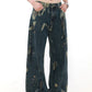 street washed tie-dye denim gm16071