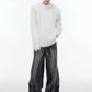 metal button design knitted sweater gm15345