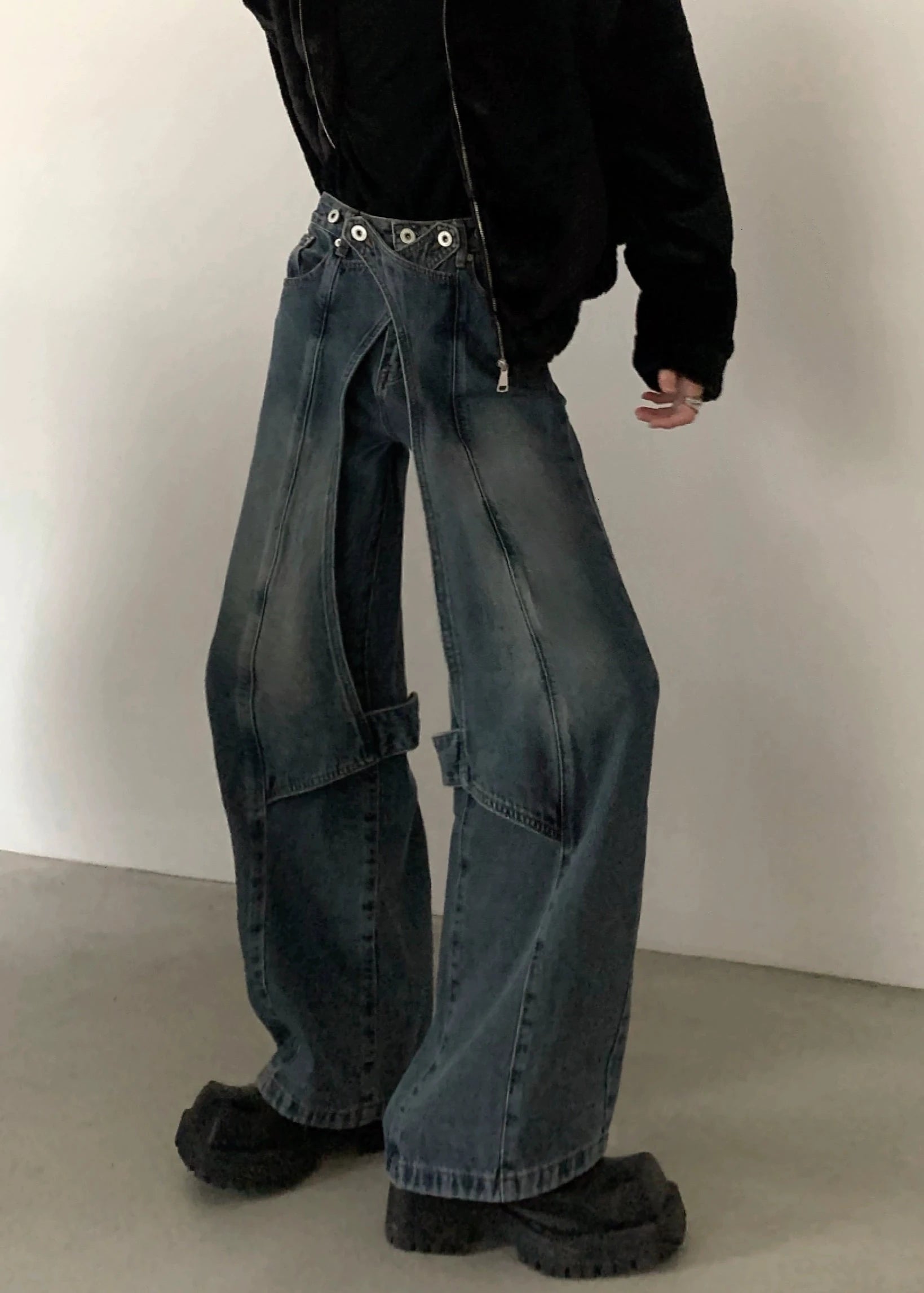 straight loose punk pants gm16323