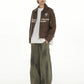 street short leather jacket gm16060