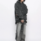 washed velvet hoodie gm16347
