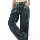 street washed tie-dye denim gm16071