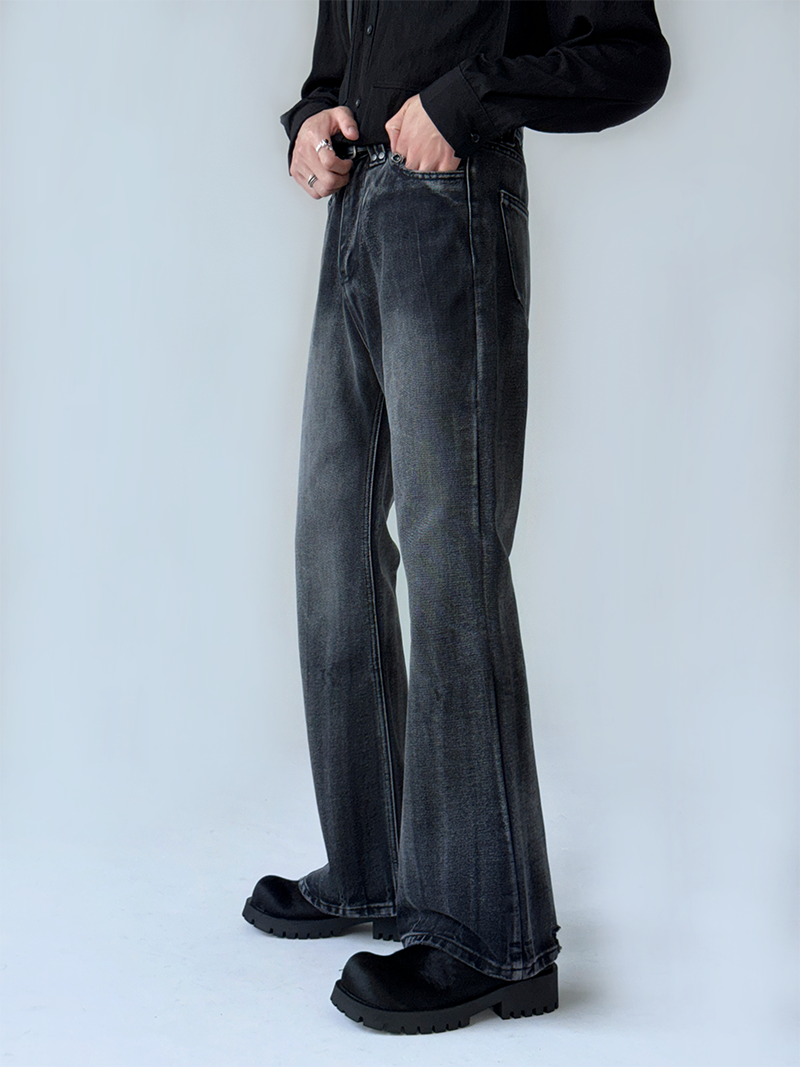 little thinner flared denim gm15482