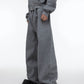 shiny loose sweat pants gm16294