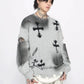 cross buckle knit shirt gm16119