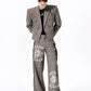 Check Double Breasted Jacket gm16413
