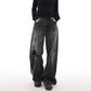 retro washed line denim pants gm16149