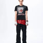 Crimson Cross Gothic Portrait Tshirt gm16420