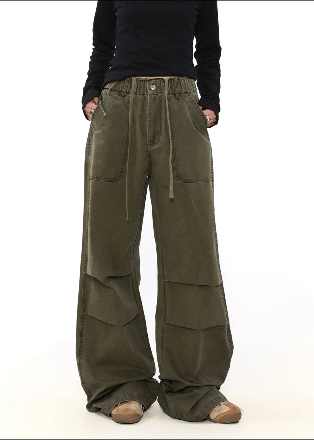 string casual pants gm16051