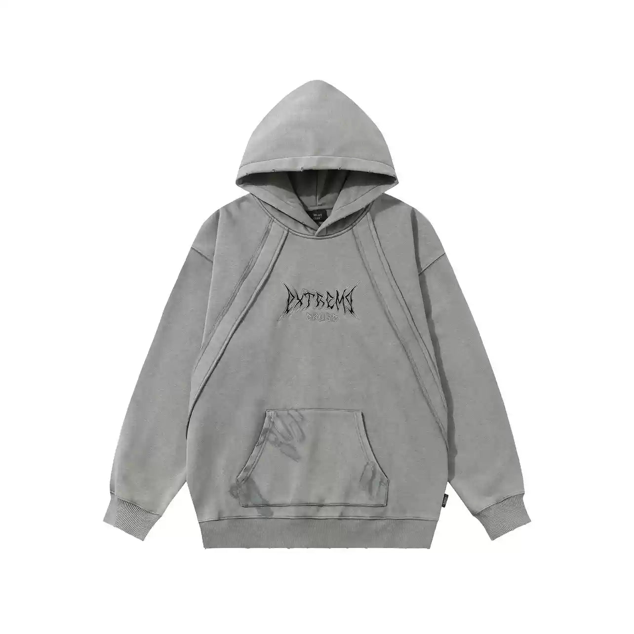 washed velvet hoodie gm16400