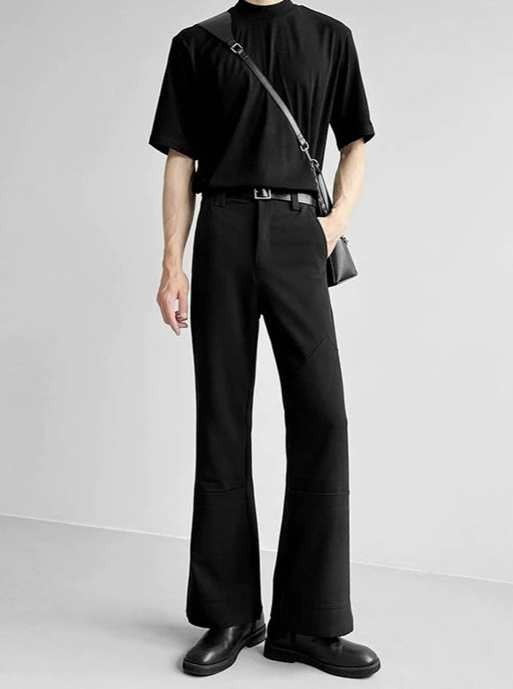 drape pleated casual suit trousers gm15388