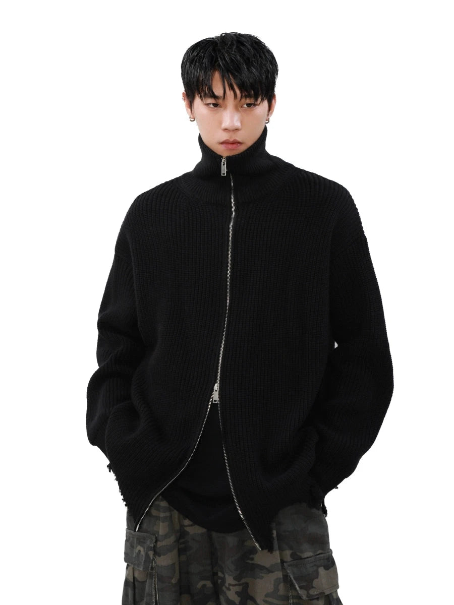 simple black zip sweat shirt gm15810