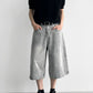 A-Line Wide Leg Cropped Denim gm16632